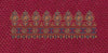 Floral Endless Border Gray Flowers Embroidery Design