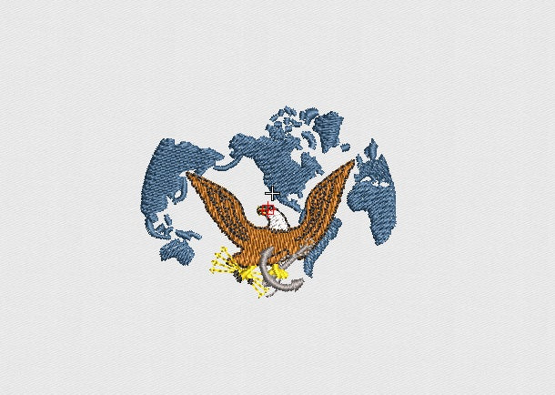 Eagle Embroidery Design