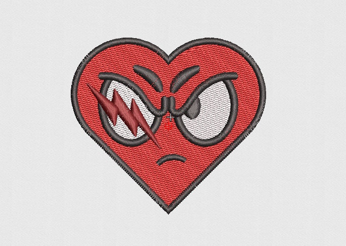 Heart Embroidery Design
