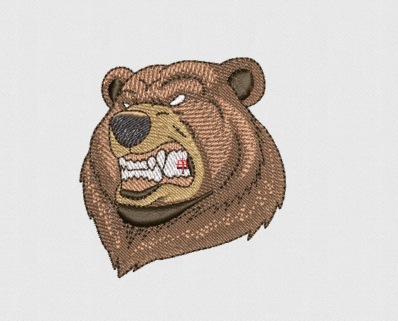 Bear Embroidery Design
