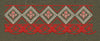 Floral Jacquard Woven Red Embroidery Design