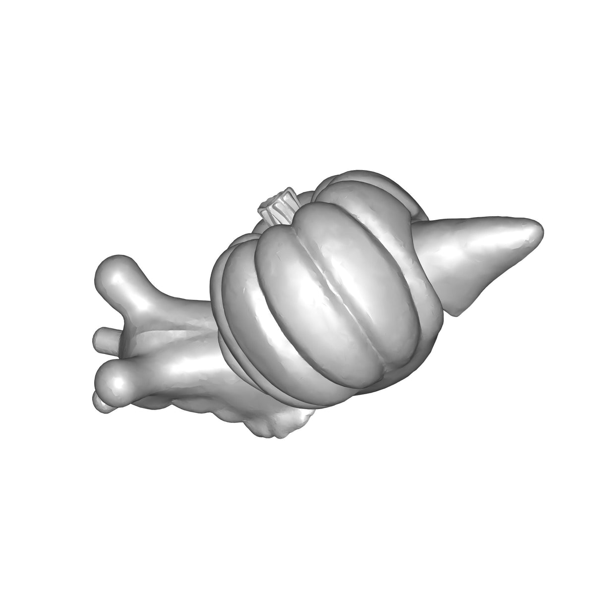 Pumpkin Snail Figurine Print STL File
