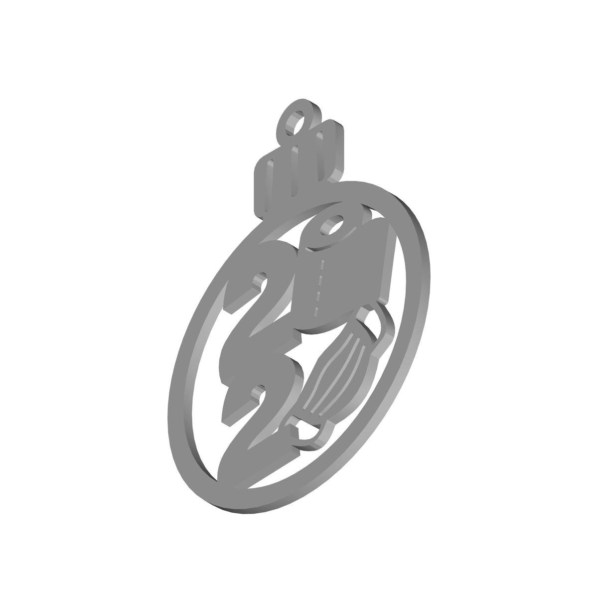 2020 Number Pendant Print STL File