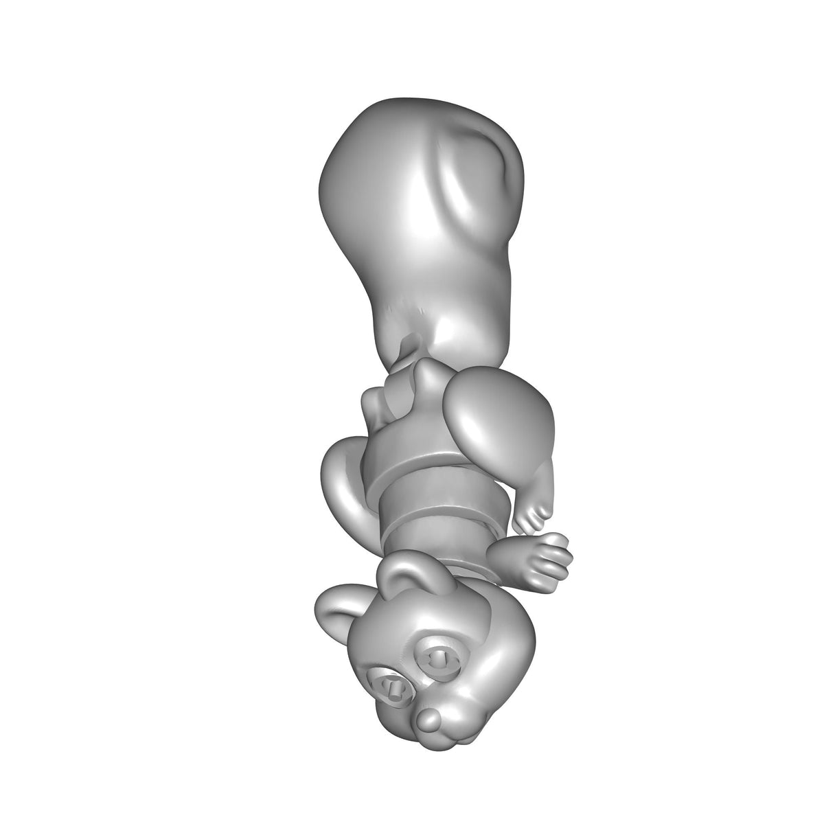 Scout Squirrel Figurine Print STL File
