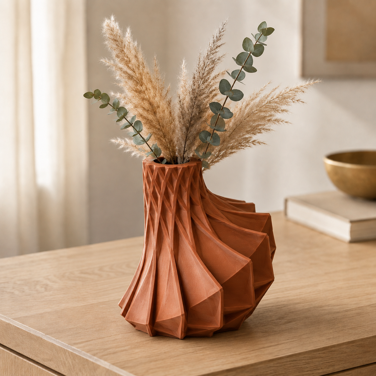 Arkan Short Decorative Vase Print STL File