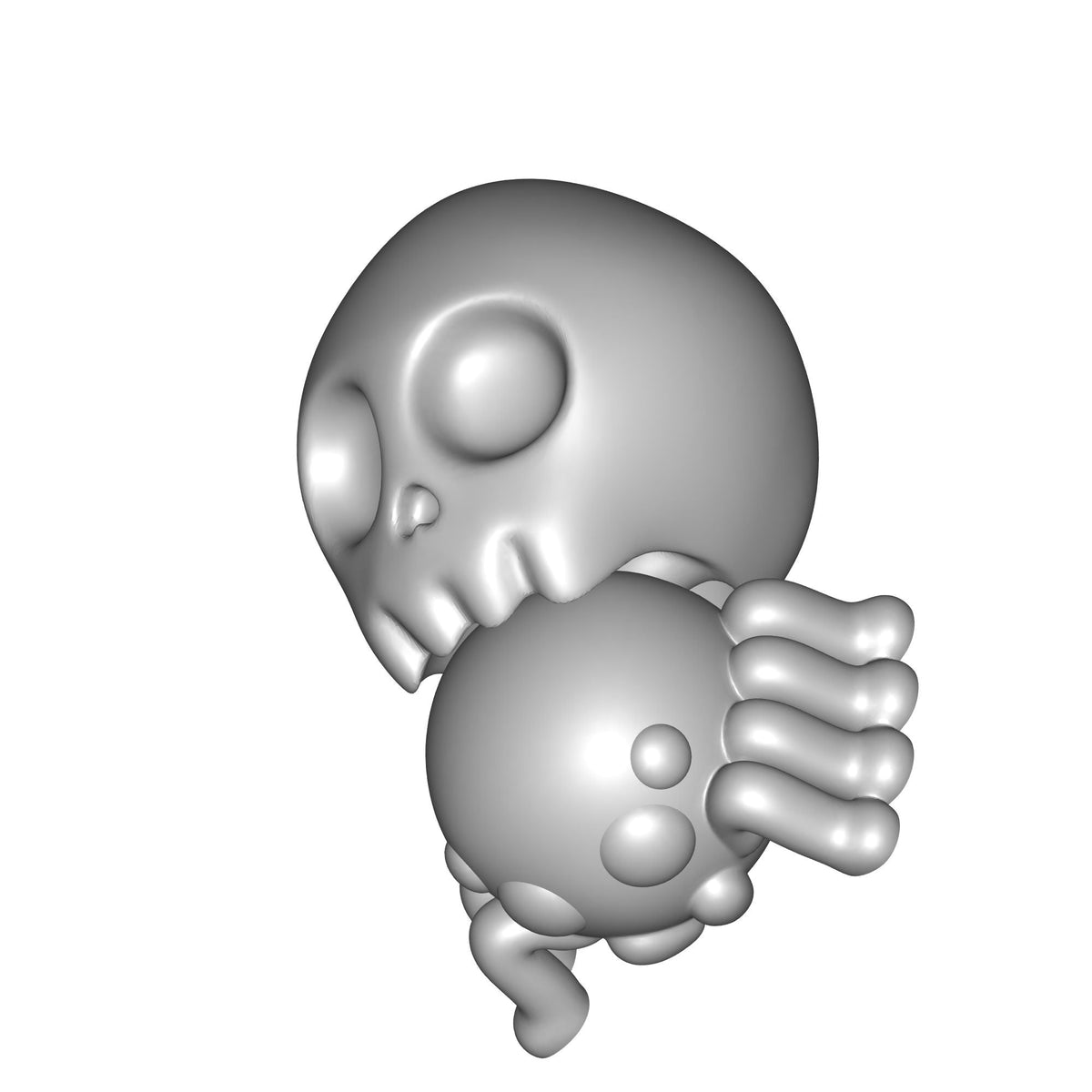 Spider Skull Figurine Print STL File