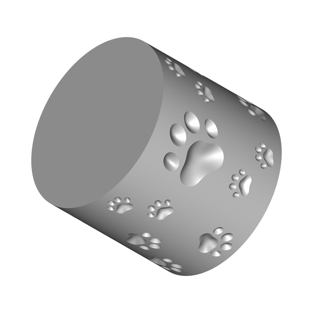 Animal Paw Print Planter Pot Print STL File
