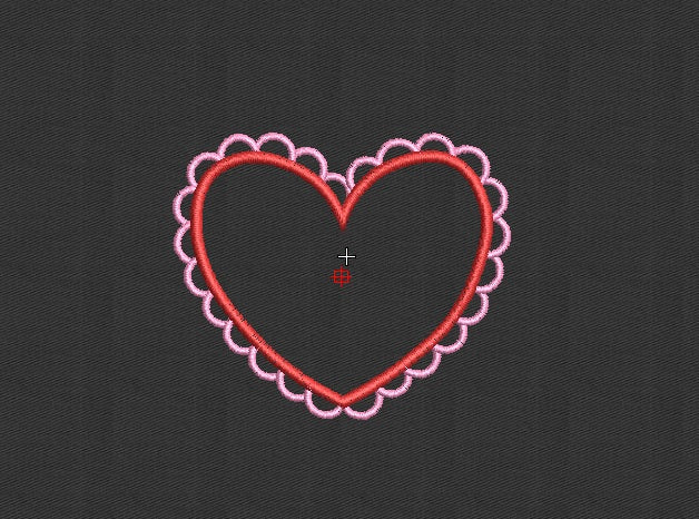 Heart Embroidery Design