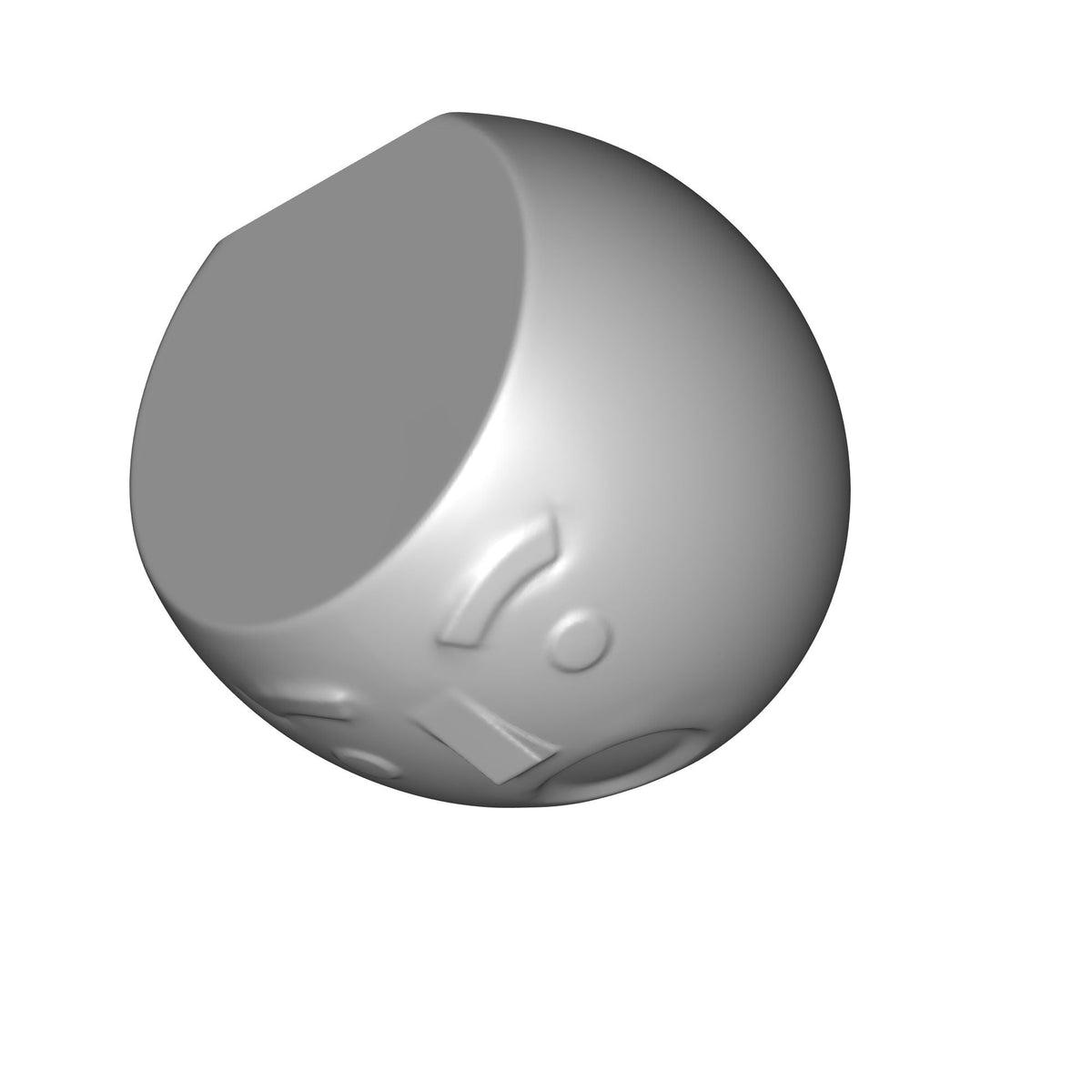 3D Emoji Print STL File