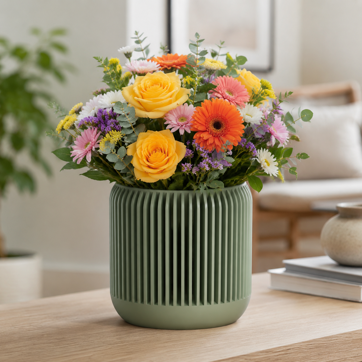 Medium Complete Planter Set Print STL File