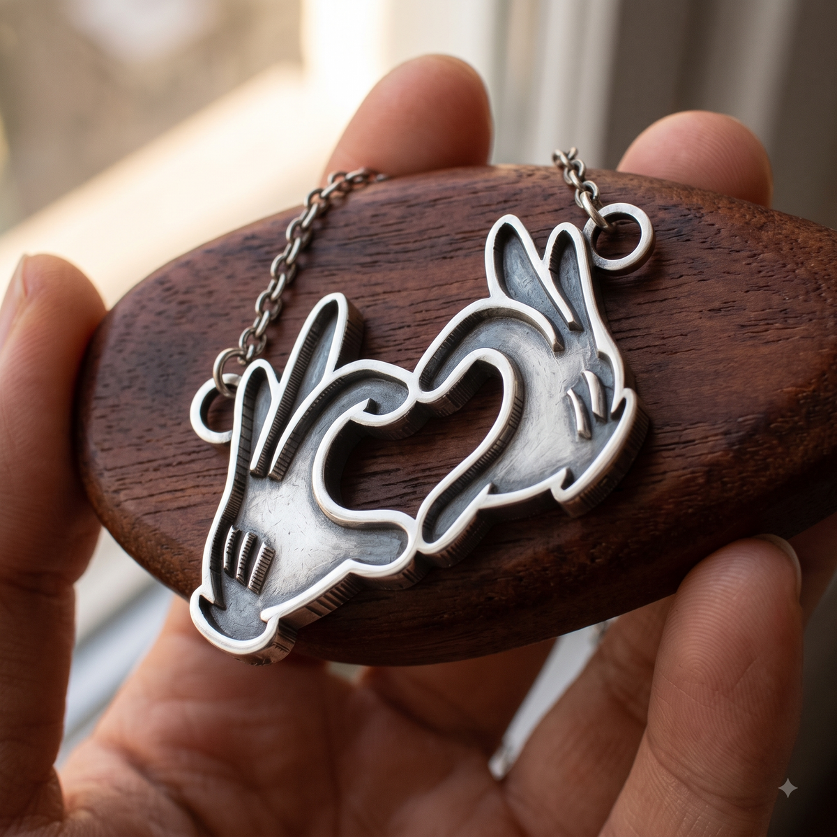 Hand Heart Sculpture Print STL File
