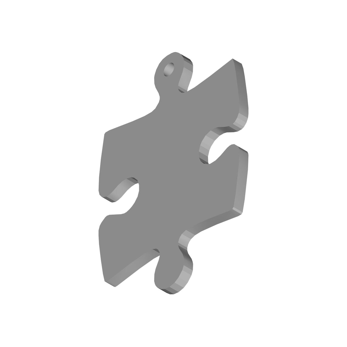 Puzzle Piece Keychain Print STL File