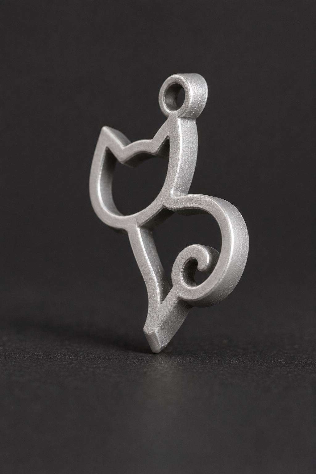 Cat Pendant Print STL File