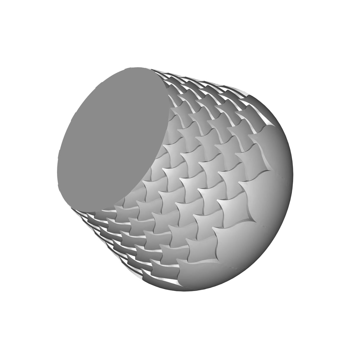 Lotus Spiral Vase Wide Print STL File