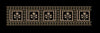 Black Golden Frame Floral Box Border Black & Pale Gold Embroidery Design