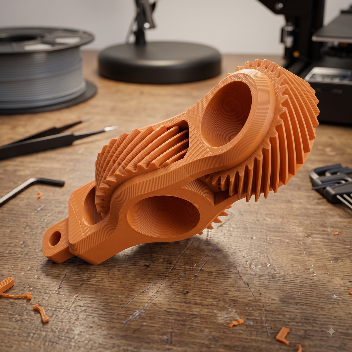 Gear Fidget Toy Print STL File