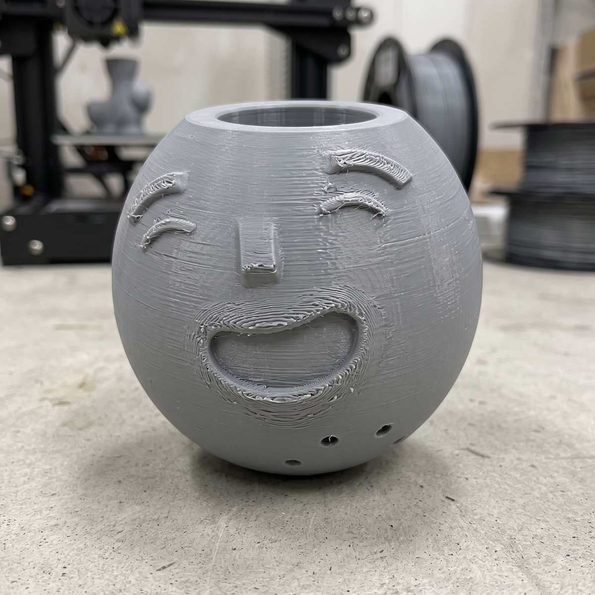 3D Emoji Print STL File
