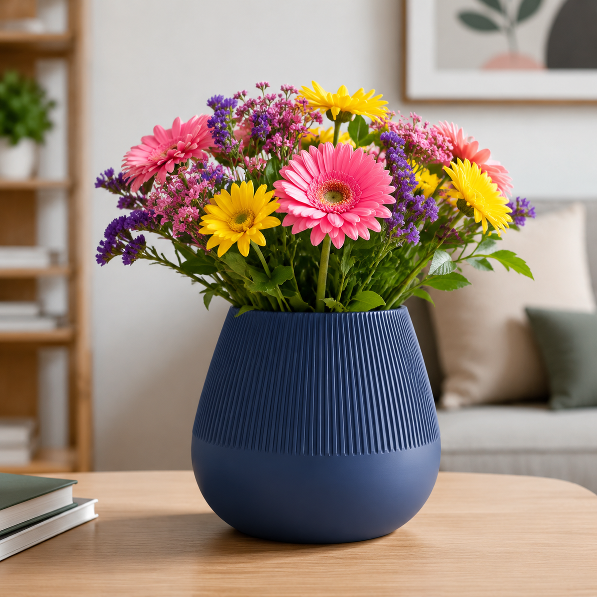Modern Large Mid Century Planter Vase Print STL File