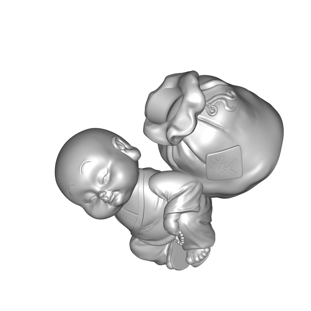Buddha Letter Vase Print STL File
