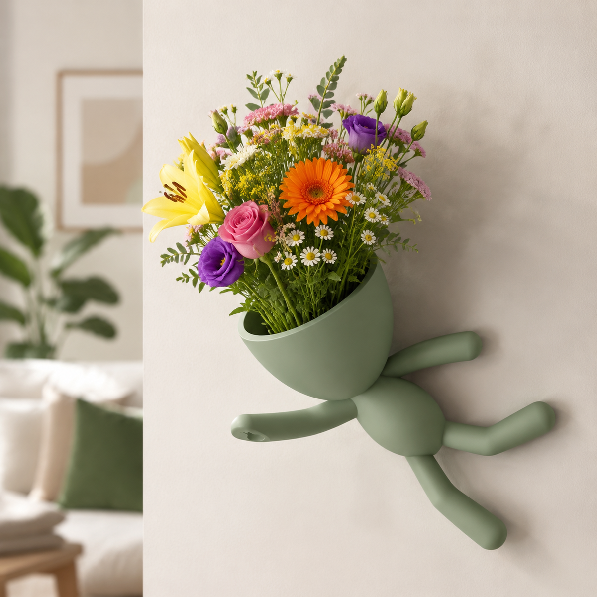 Wall Planter Print STL File