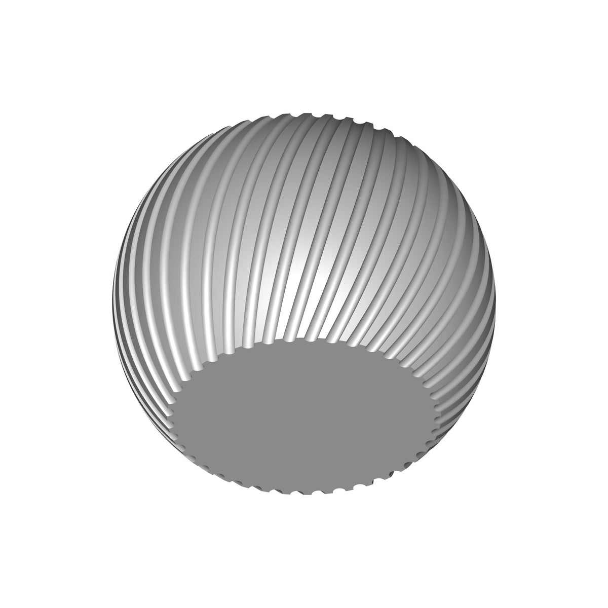 Spherical Planter Pot Print STL File