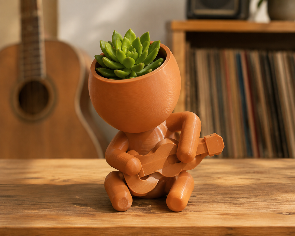Guitar Playing Figurine Print STL File