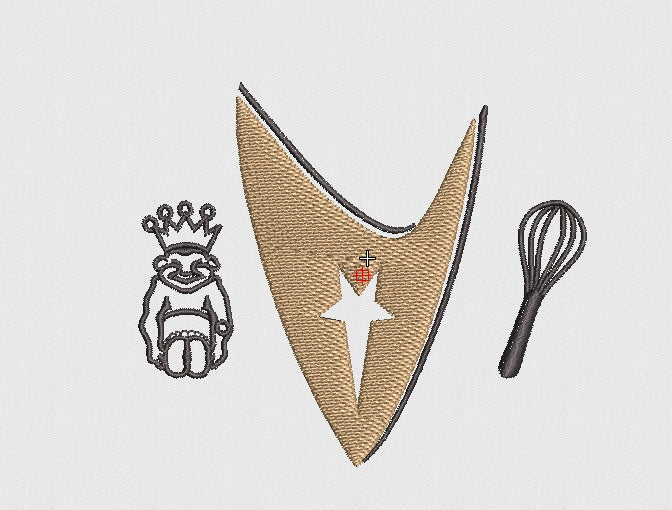 Cursory Embroidery Design