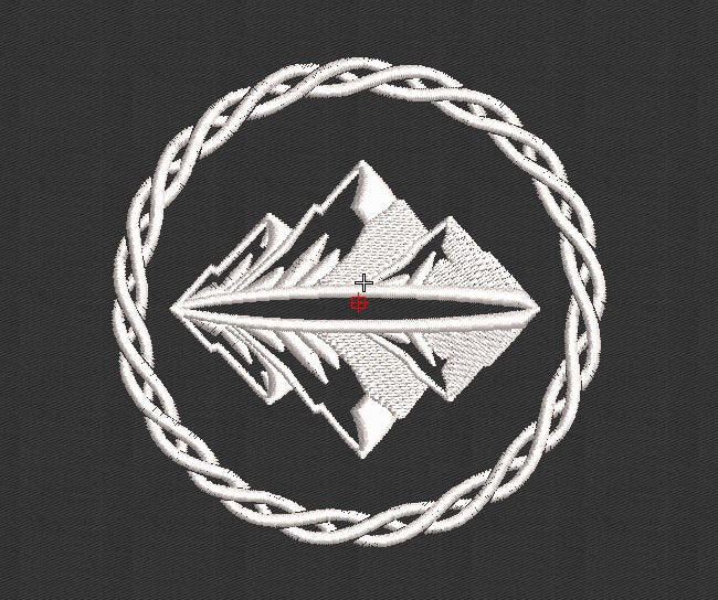 Mountain Embroidery Design