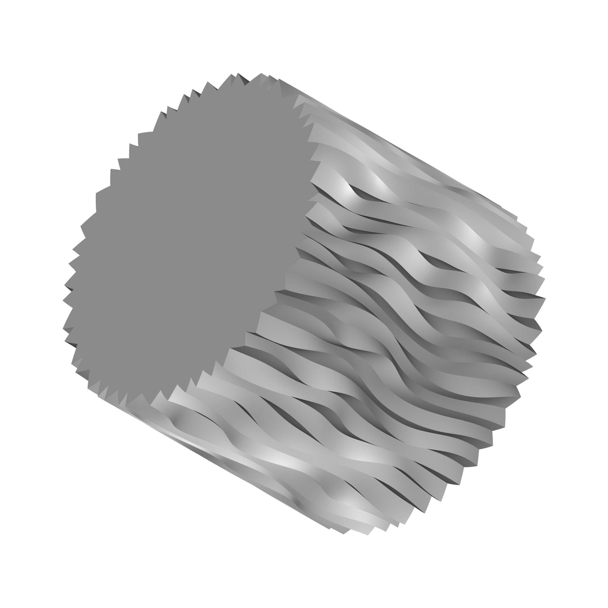 Parametric Copper Waves Pot Print STL File