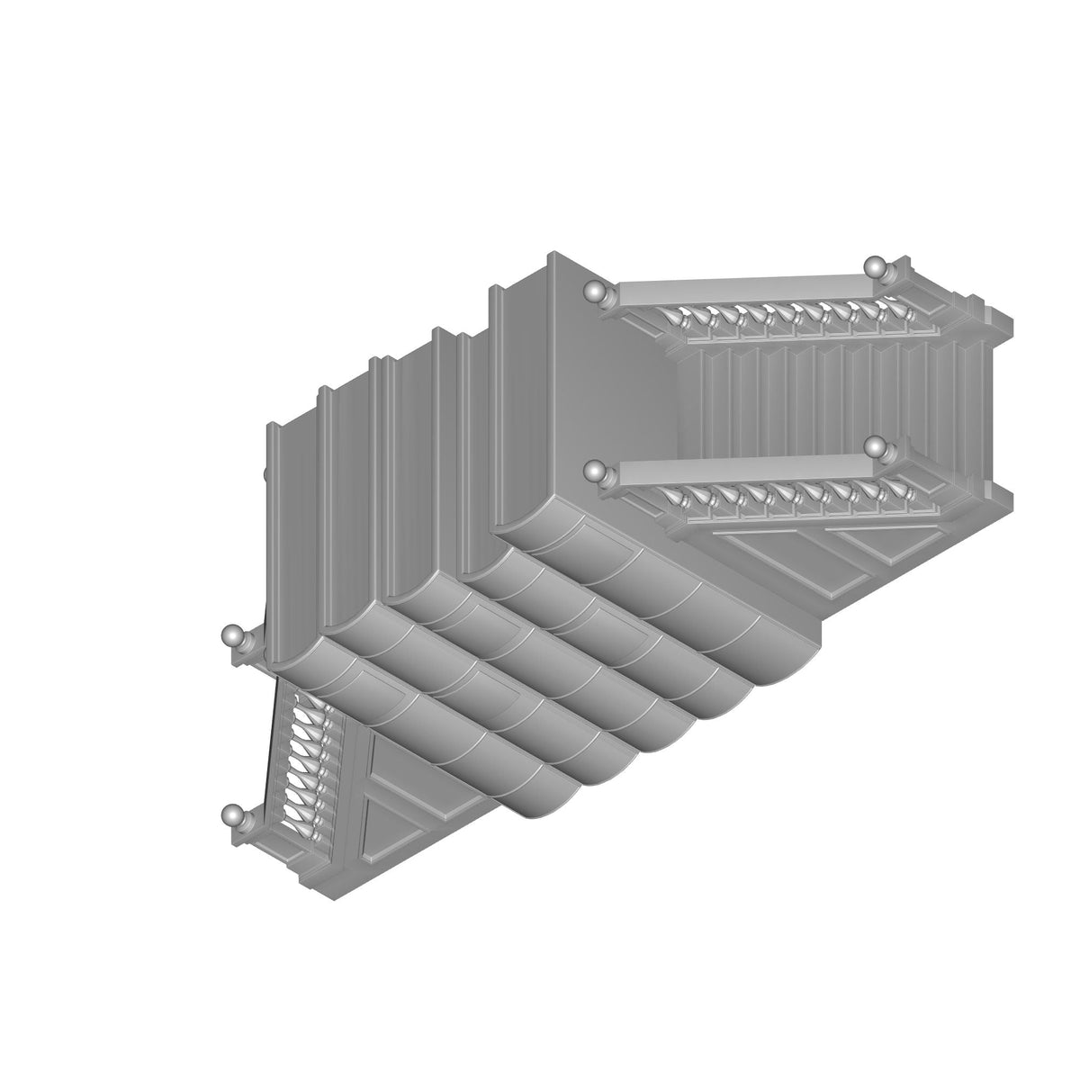 Stairway Bookend Print STL File
