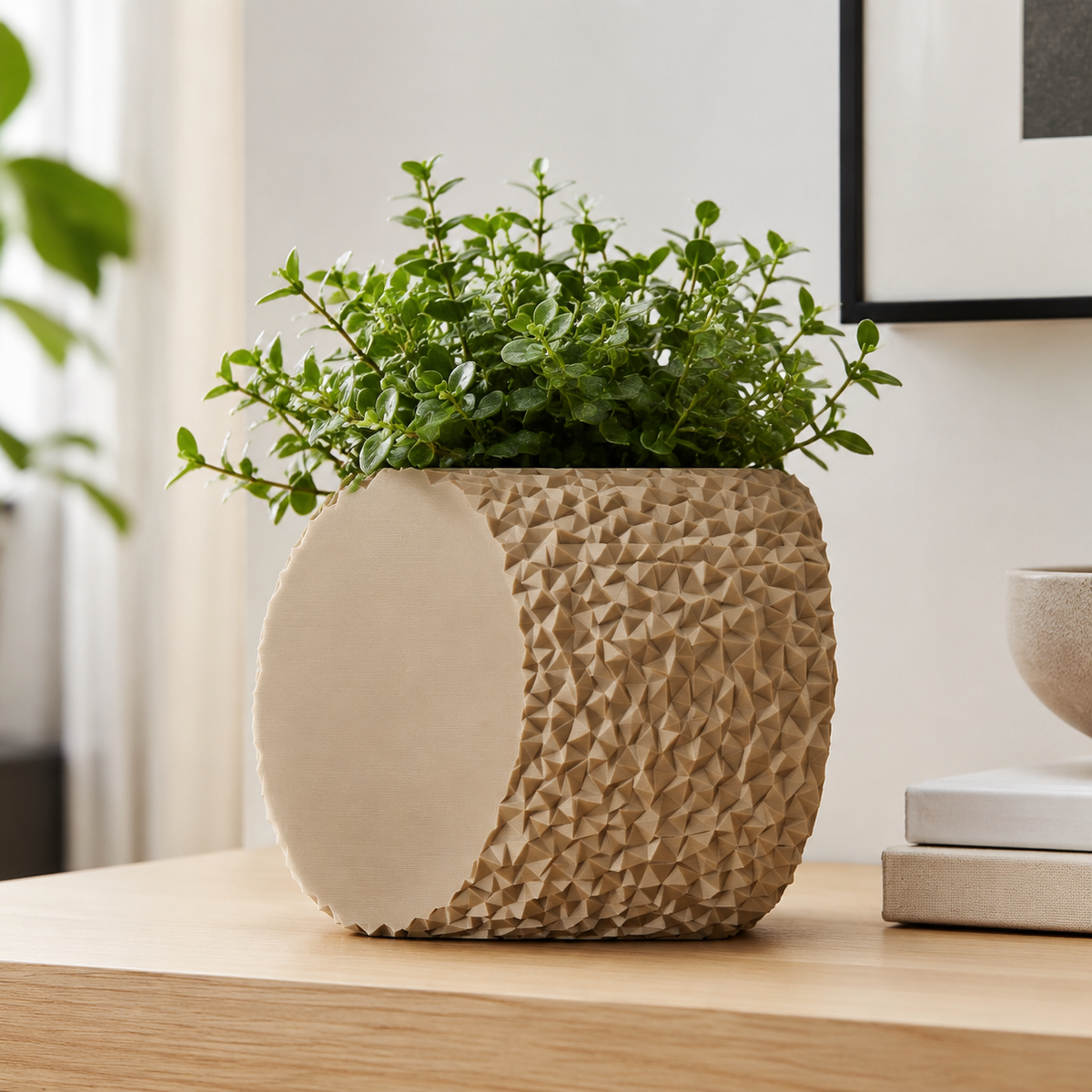 Pyrite Voronoi Planter Print STL File