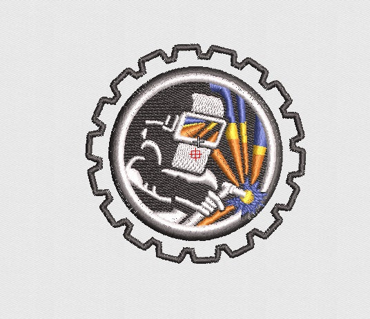 Weld Embroidery Design