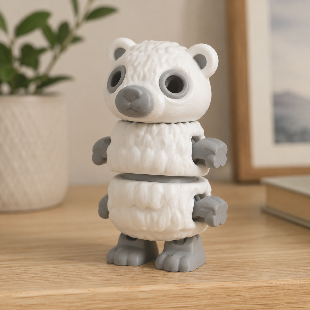 Polar Bear Figurine Print STL File