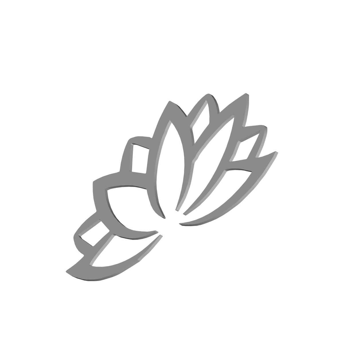Flower Decorative Model Print STL File