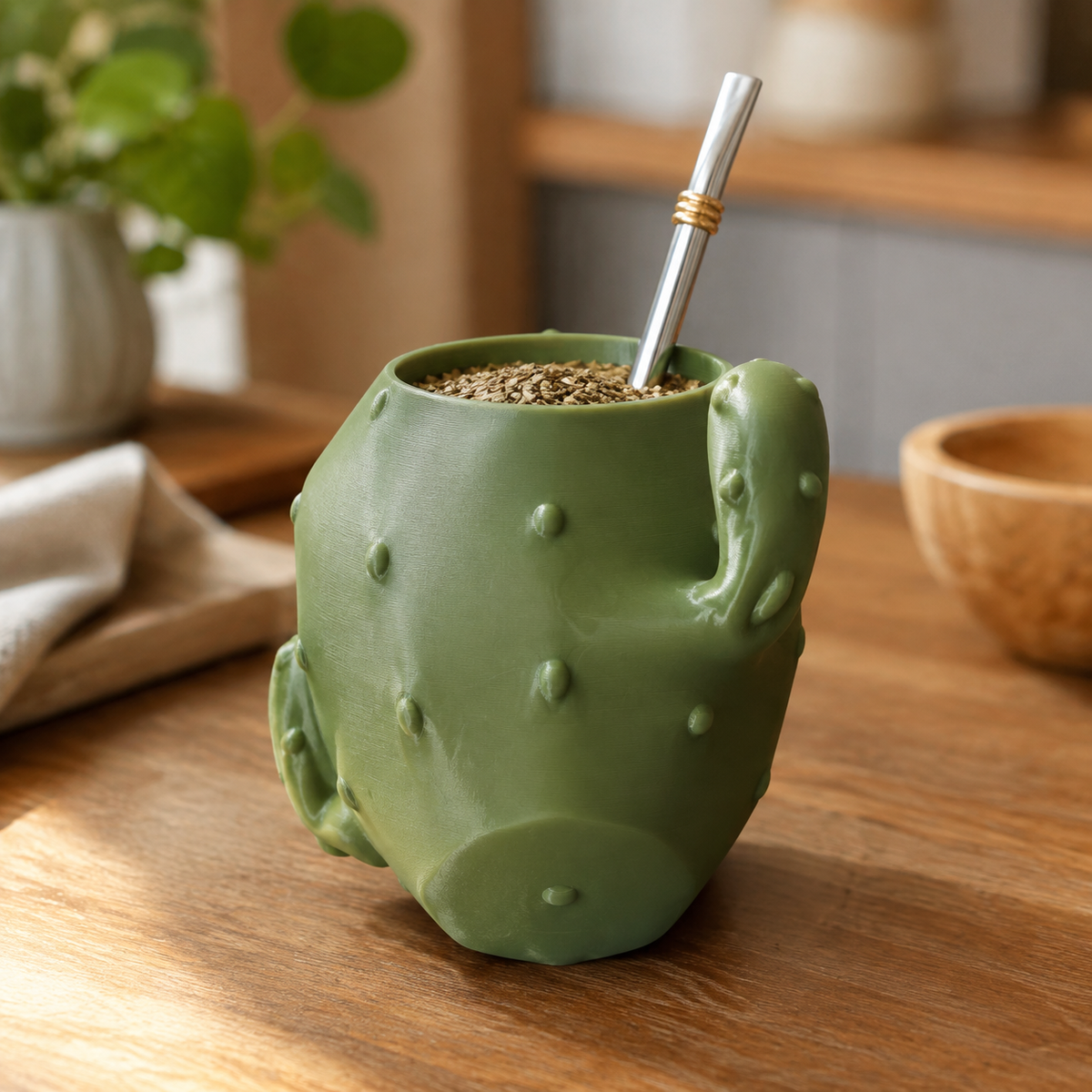 Mate Drinking Cup Cactus Print STL File
