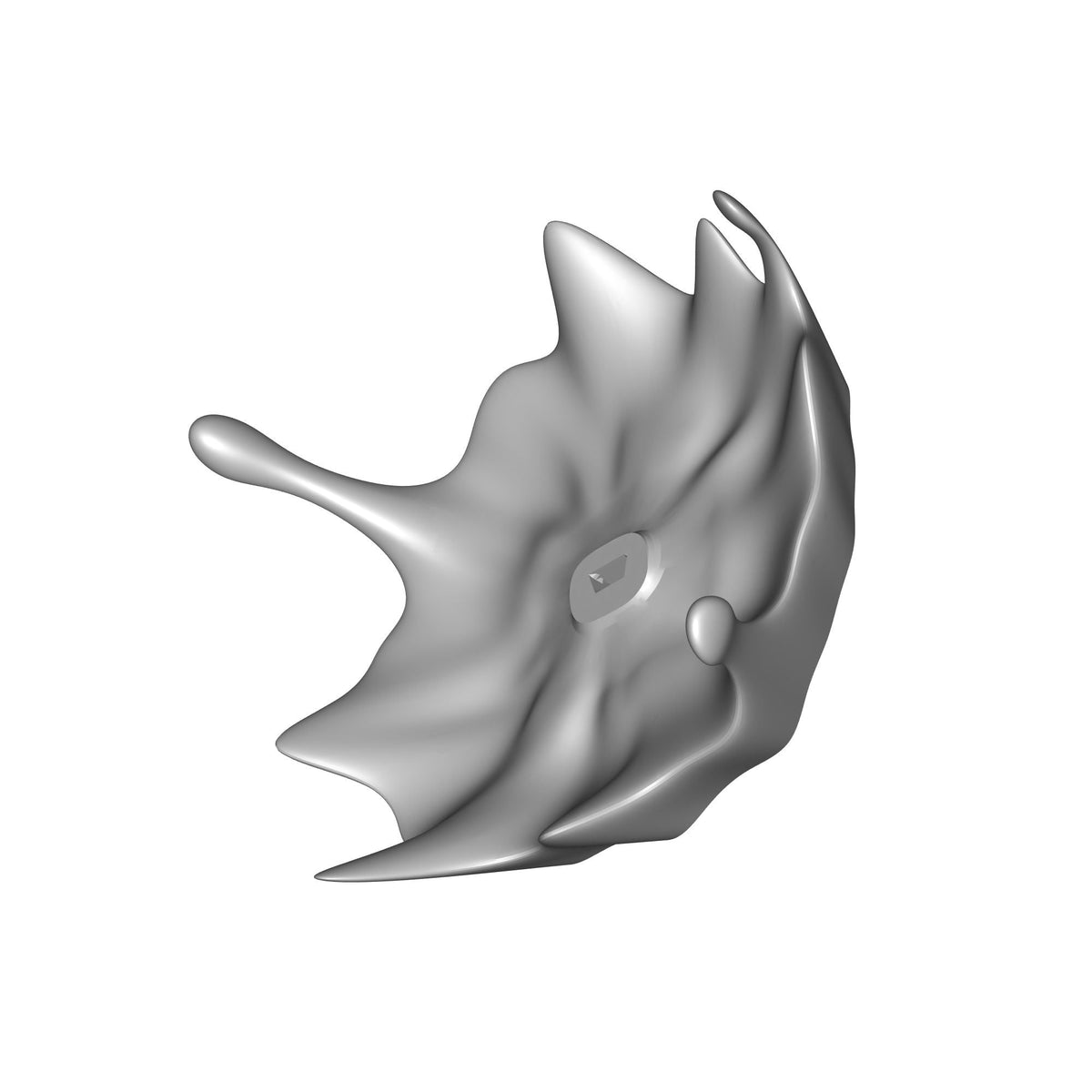 3D Printed Splash Art Print STL File
