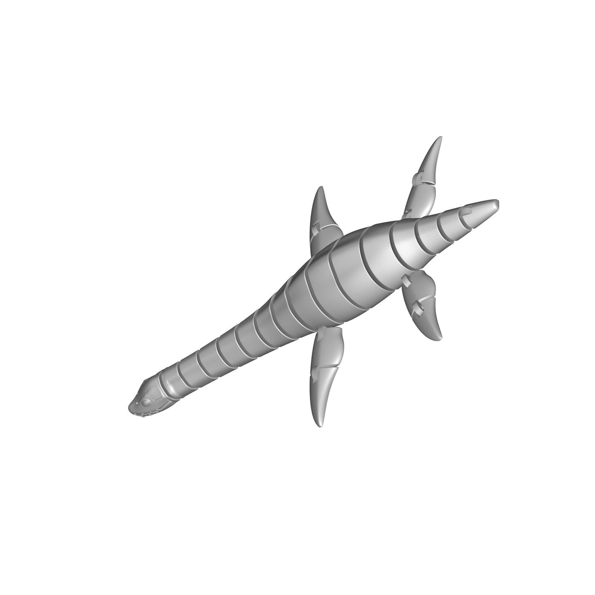 Plesiosaur Model Print STL File