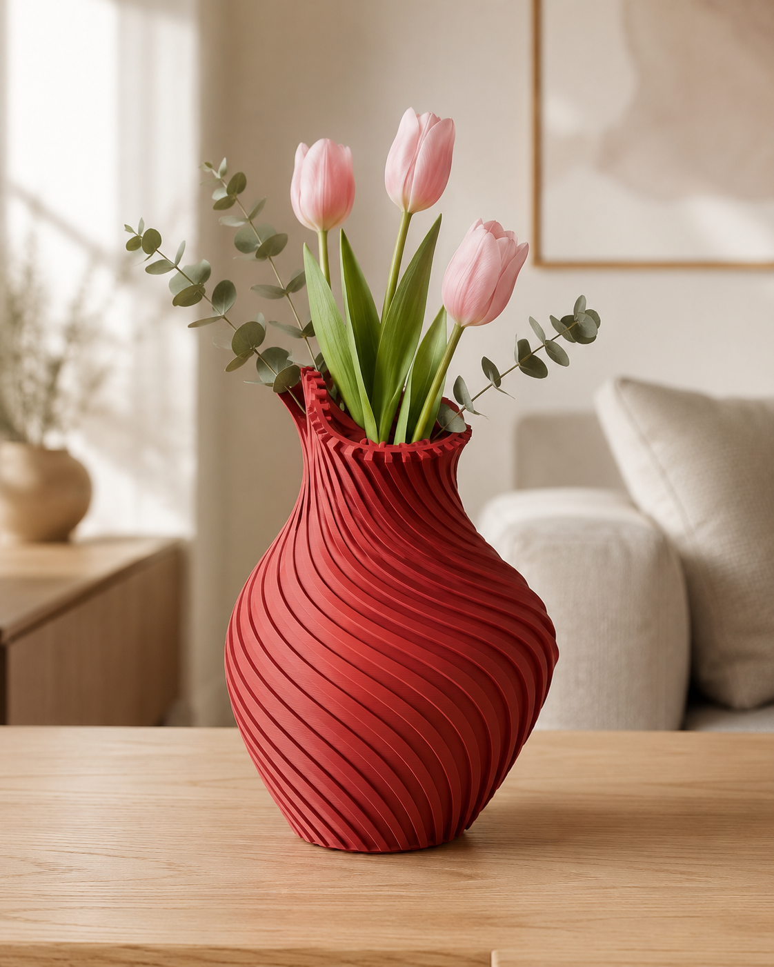 Heart Shaped Vase Print STL File