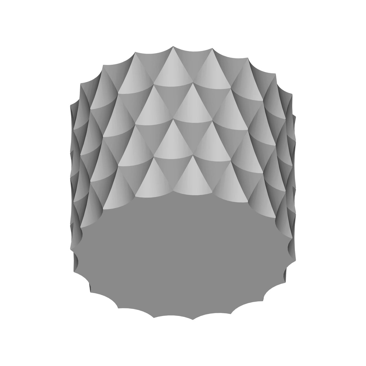 Diamond Cut Planter Pot Print STL File
