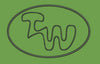 Oval Encased Wavy Monogram Embroidery Design