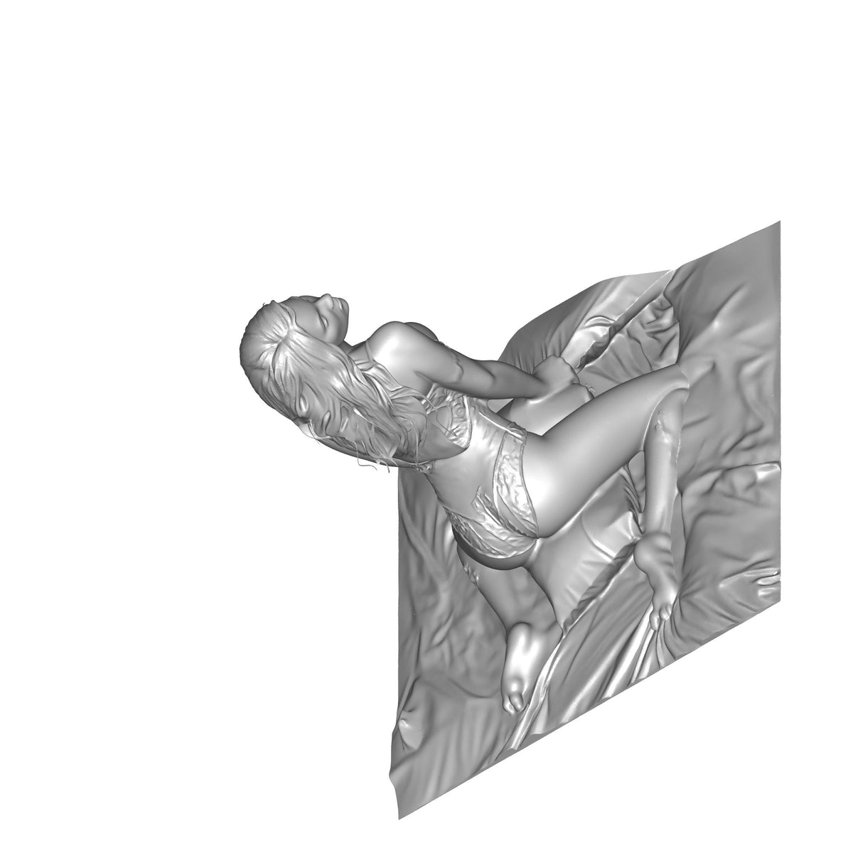 Female Figure Sculpture Print STL File