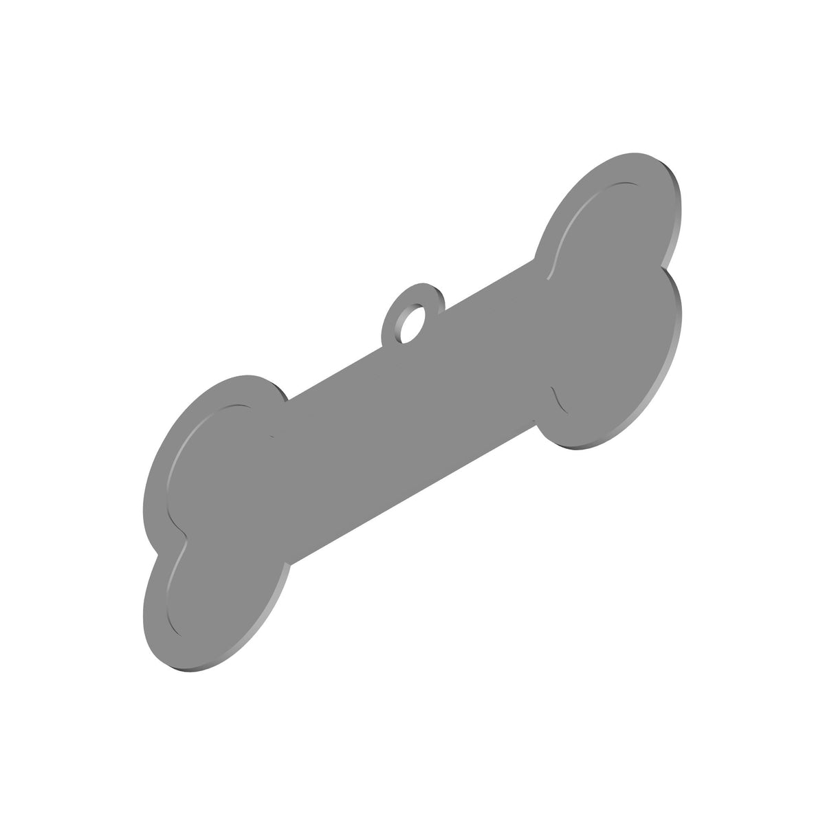 Bone Shaped Pet Tag Print STL File