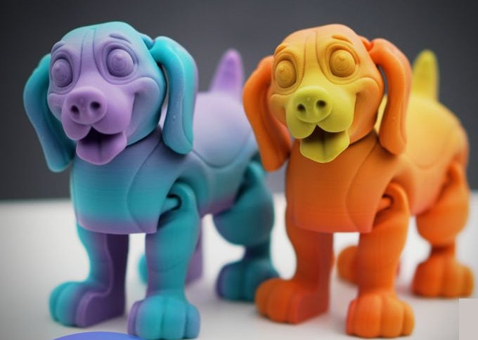 Beagle Figurine Body Component Print STL File