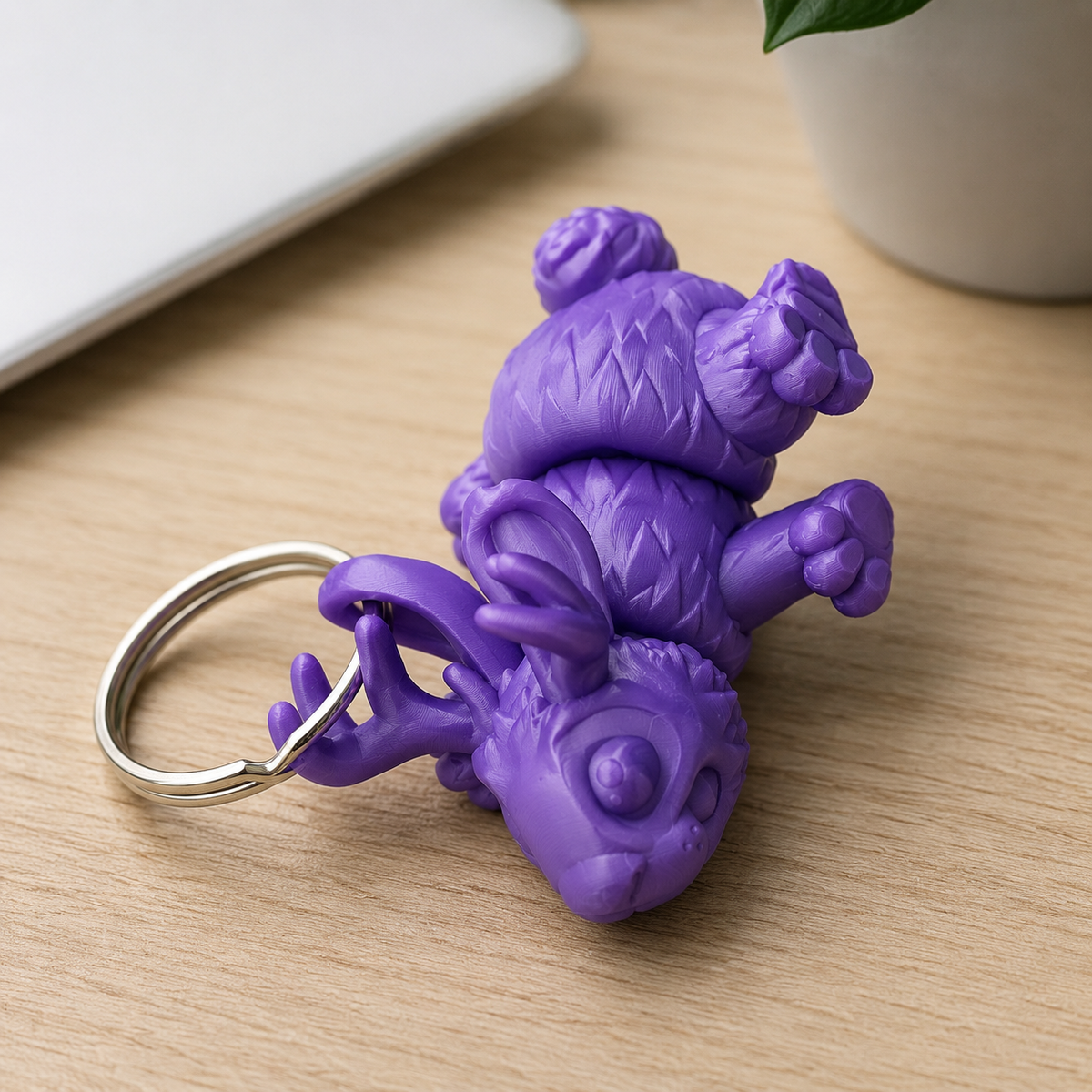 Mini Jackalope Deer Keychain Print STL File