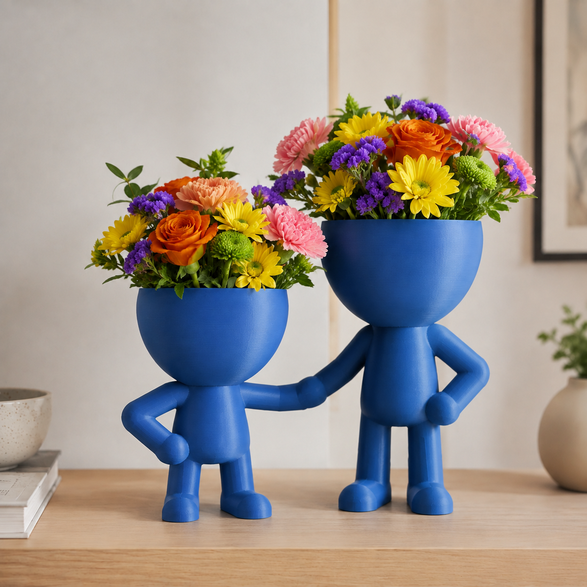 Robert Character Planter Print STL File