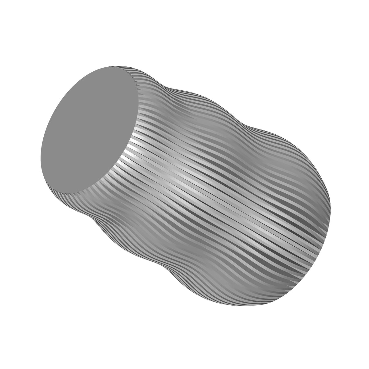 Line Pattern Tall Vase Print STL File