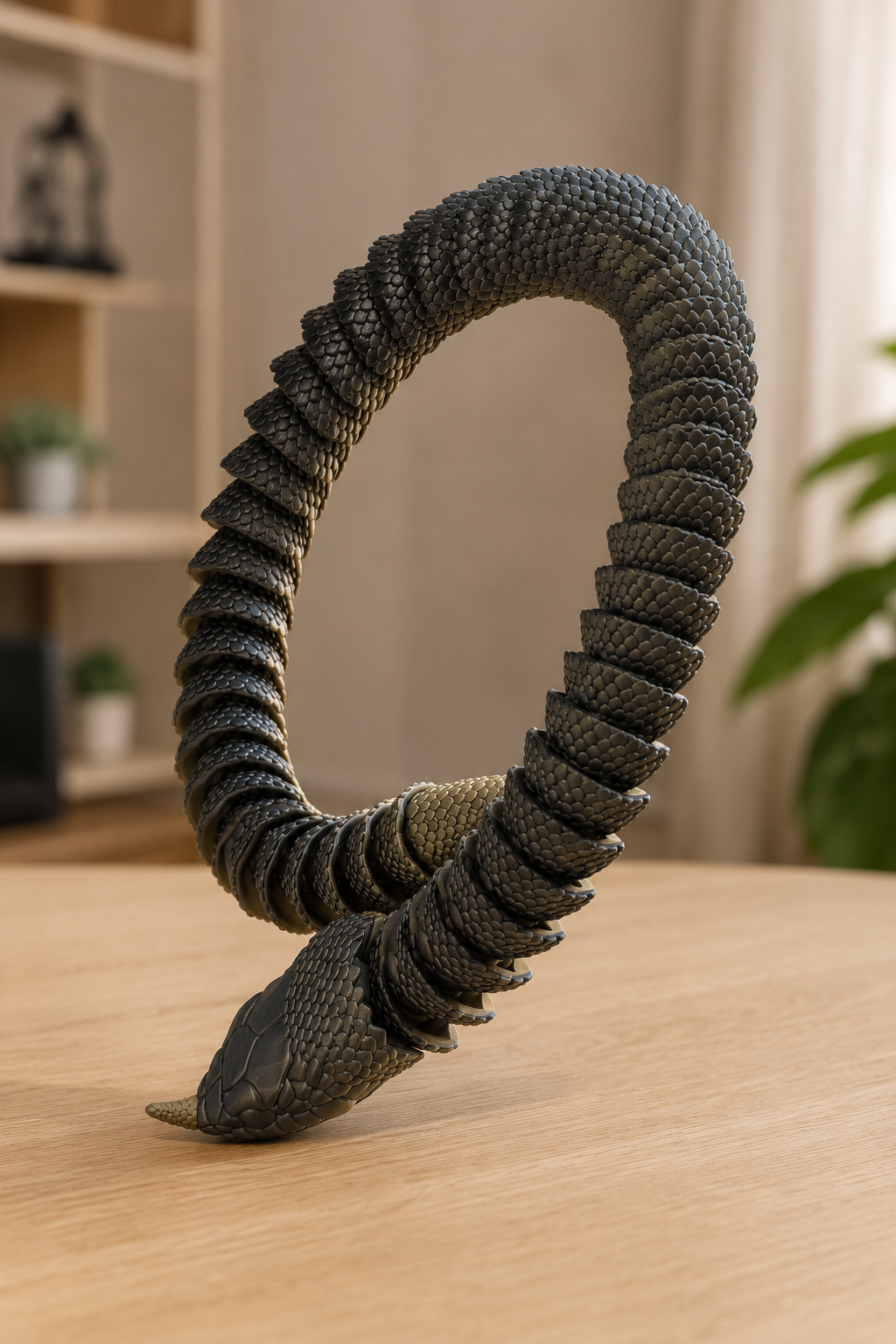 Rat Snake Figurine Print STL File