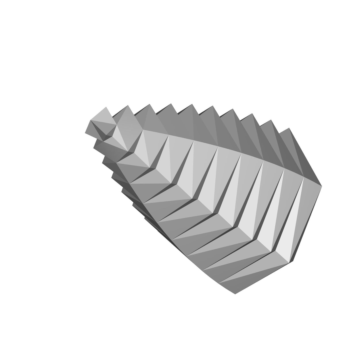 Geometric Cone Art Print STL File
