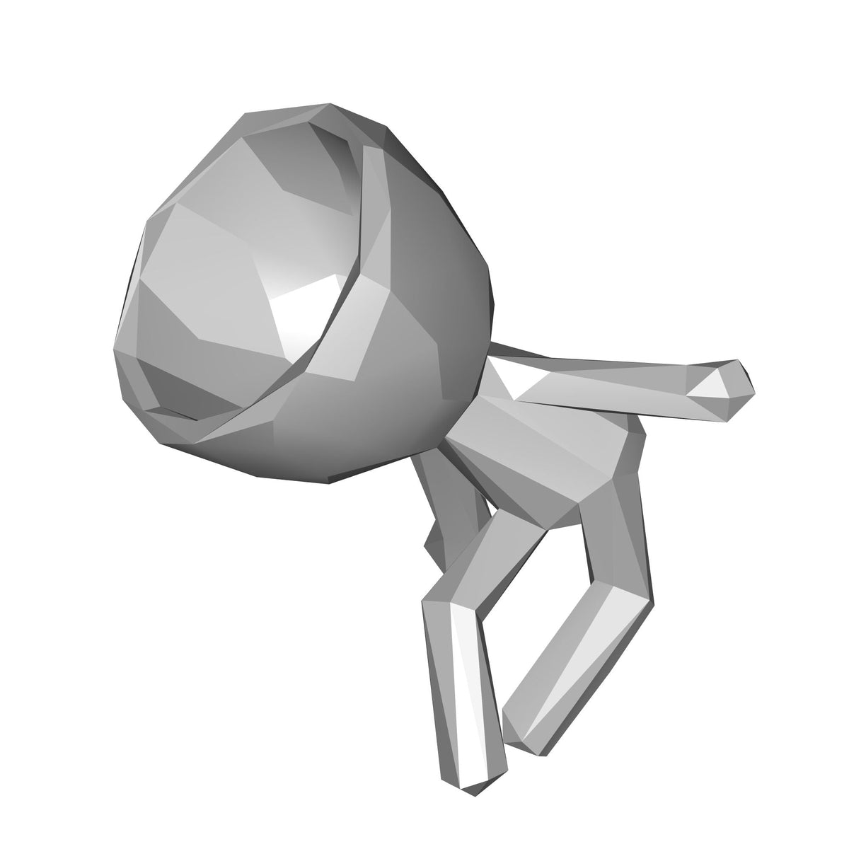 Low Poly Vase Print STL File