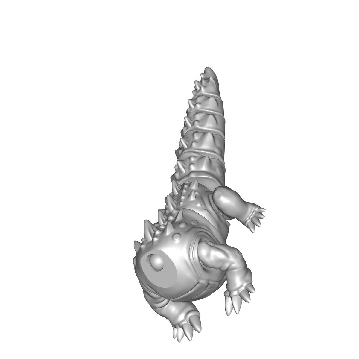 Crocodile Figurine Body Component Print STL File
